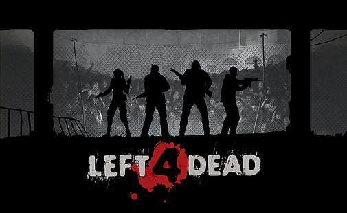 Left 4 Dead, Left 4 Dead Vektorgrafik, Spiele, Left 4 Dead, Dead, Left, HD-Hintergrundbild HD wallpaper