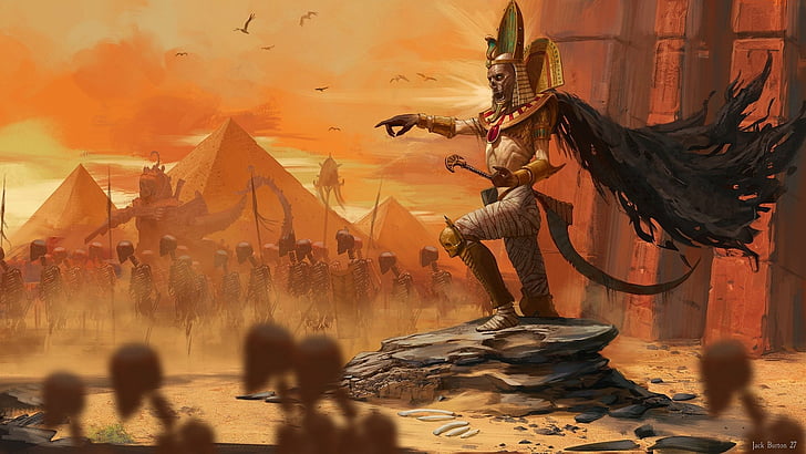 Video Game, Total War: Warhammer II, Mummy, Skeleton, Tomb Kings, HD wallpaper