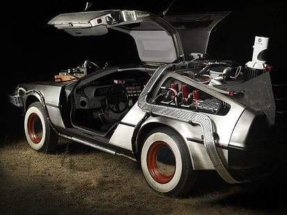 DeLorean กลับสู่อนาคต, วอลล์เปเปอร์ HD HD wallpaper