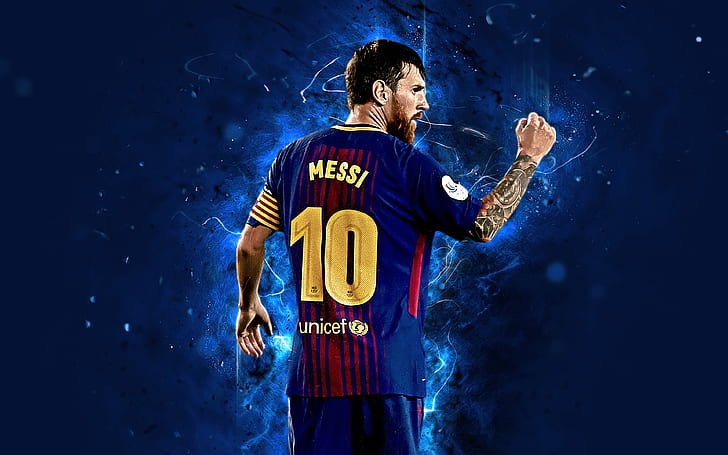 Fotboll, Lionel Messi, FC Barcelona, HD tapet