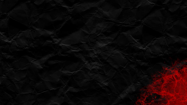 black and red digital wallpaper, abstract, artwork, cartoon, HD wallpaper