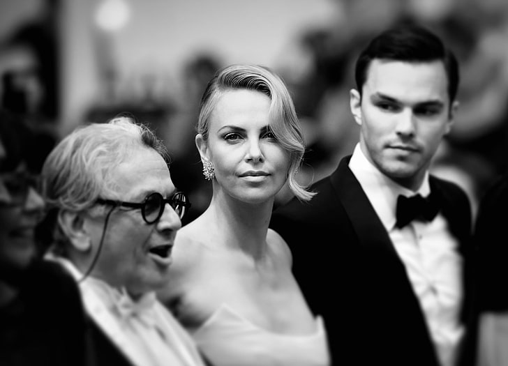 Charlize Theron, Nicholas Hoult, George Miller, HD wallpaper