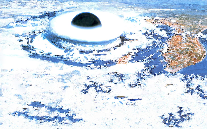 التصوير الجوي للسحب والثقوب السوداء والسحب أكيرا، خلفية HD