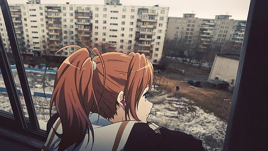 Hibike!Euphonium, Nakagawa Natsuki, Fenster, Anime Girls, HD-Hintergrundbild HD wallpaper