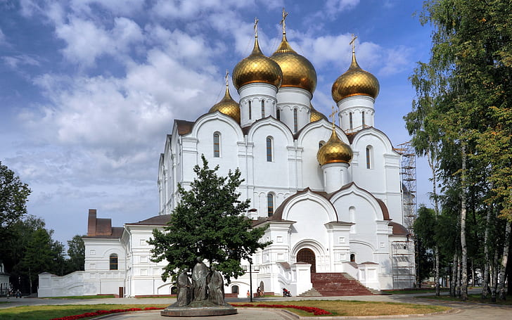 Yaroslavl Cathedral Of The Dormition Img 079725, Sfondo HD