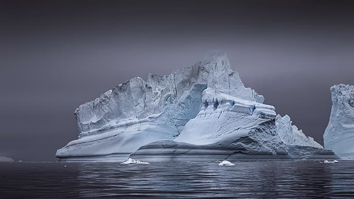 Landscape, Disko Bay, Greenland, HD wallpaper