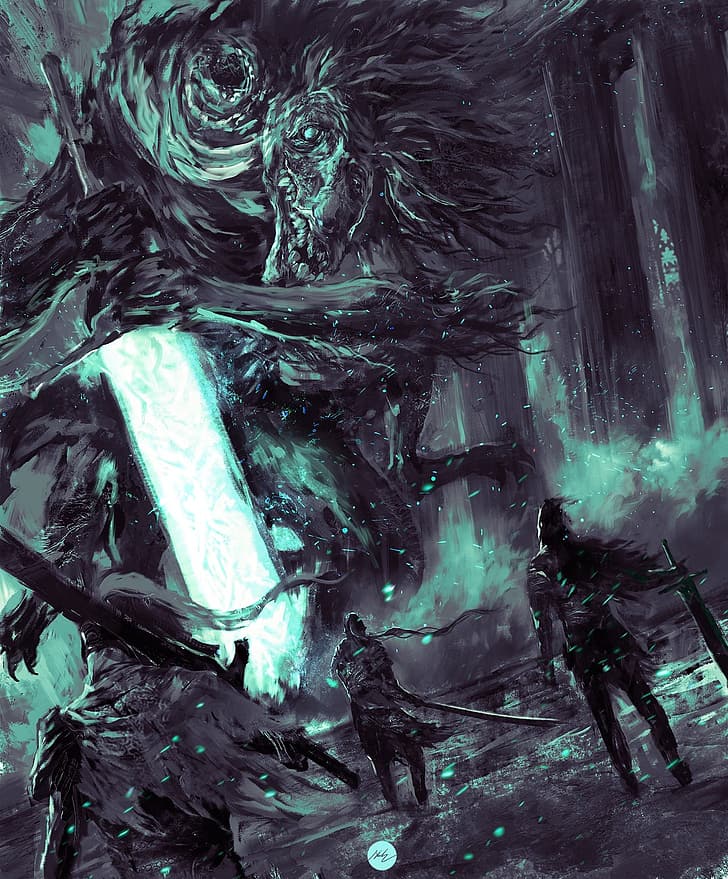 Video Game Bloodborne Dark Fantasy Ludwig The Holy Blade Hd Wallpaper Wallpaperbetter