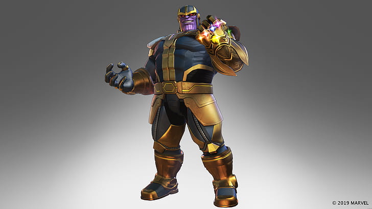ビデオゲーム、Marvel Ultimate Alliance 3：The Black Order、Thanos、 HDデスクトップの壁紙