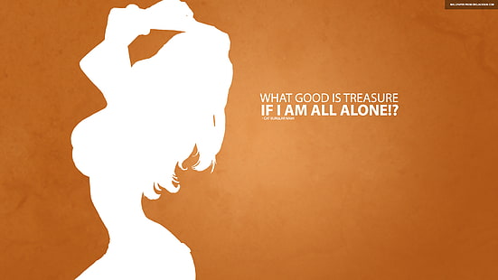 po co skarb, gdy jestem sam? tapeta, Nami, One Piece, Tapety HD HD wallpaper