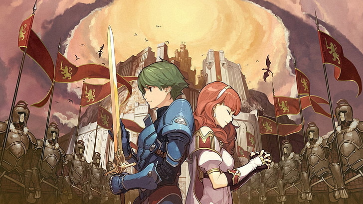 Video Game, Fire Emblem Echoes: Shadows of Valentia, Alm (Fire Emblem), Celica (Fire Emblem), HD wallpaper