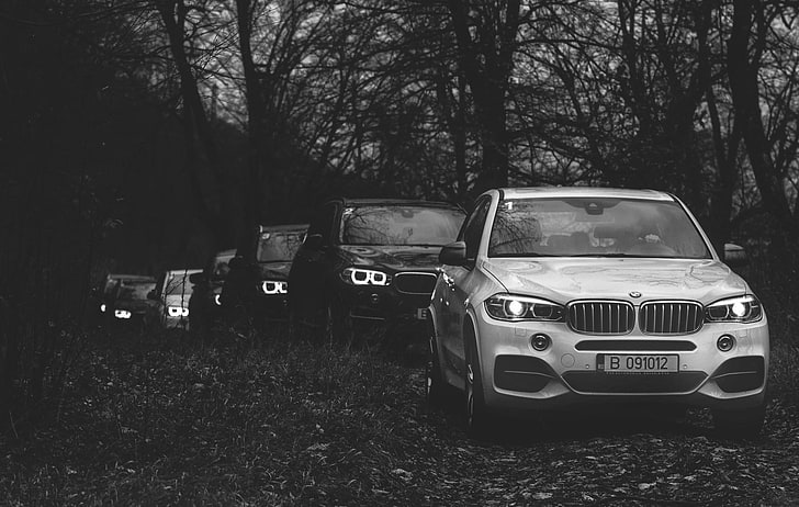 blanc BMW série X, BMW, Fond d'écran HD