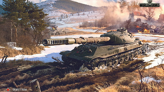 World of Tanks 1.0, Object 705A, 4K, Wallpaper HD HD wallpaper