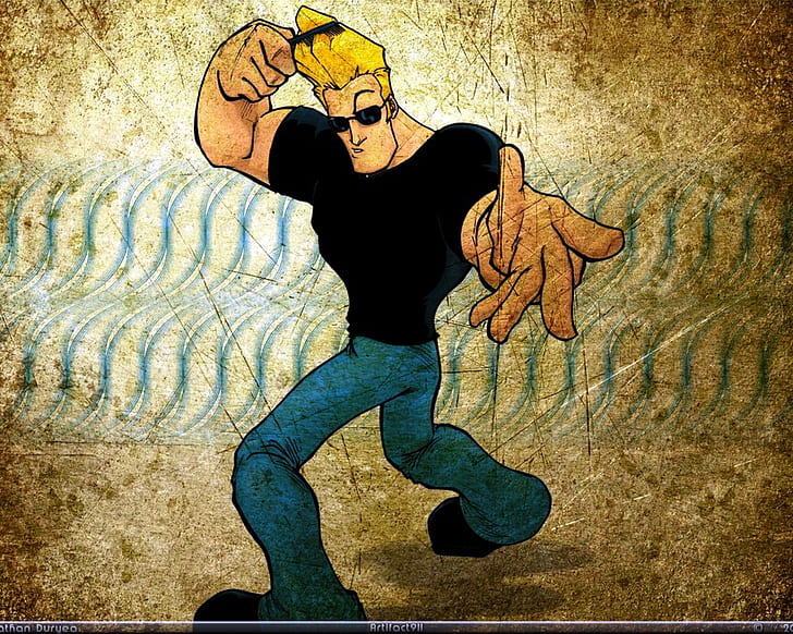 Cartoon, Johnny Bravo, blond, HD-Hintergrundbild
