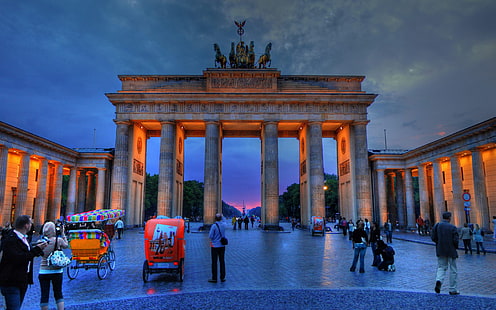 Бранденбургска врата Берлин Германия 1800 × 2880, HD тапет HD wallpaper