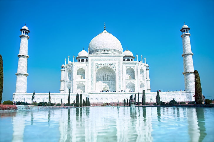 arsitektur, Taj Mahal, India, Wallpaper HD