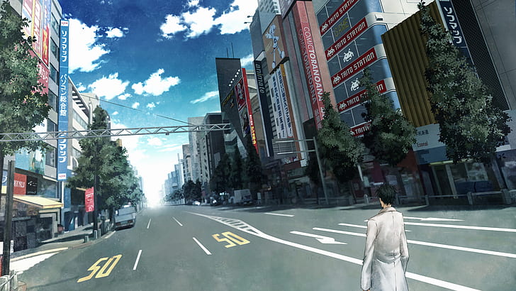 Anime, Steins; Gate, Rintaro Okabe, Wallpaper HD