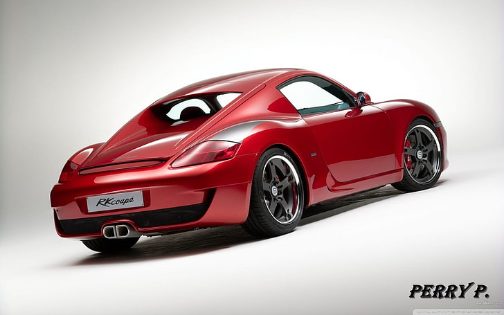 auto, Porsche, macchine rosse, Sfondo HD