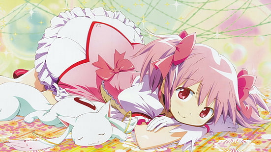 Anime, Anime Mädchen, Mahou Shoujo Madoka Magica, HD-Hintergrundbild HD wallpaper