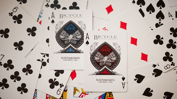 Bicycle playing cards, card, bicycle, bikes, masters, HD wallpaper