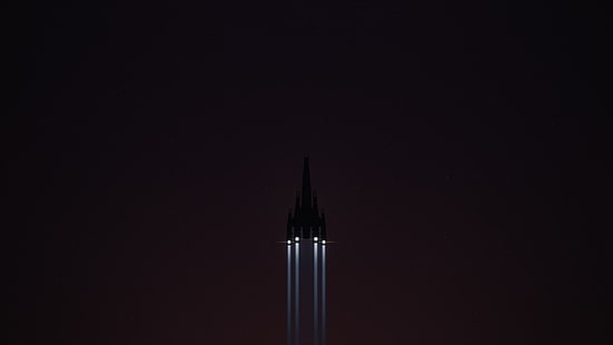 Mass Effect, Minimalist, Normandie SR-1, HD-Hintergrundbild HD wallpaper