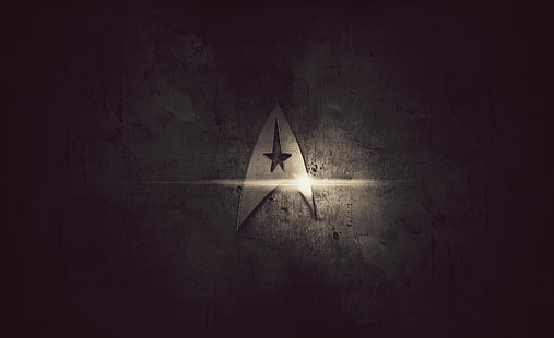 Heavy Metal Star Trek, fondo de pantalla con el logo de Star Trek, películas, Star Trek, Fondo de pantalla HD HD wallpaper
