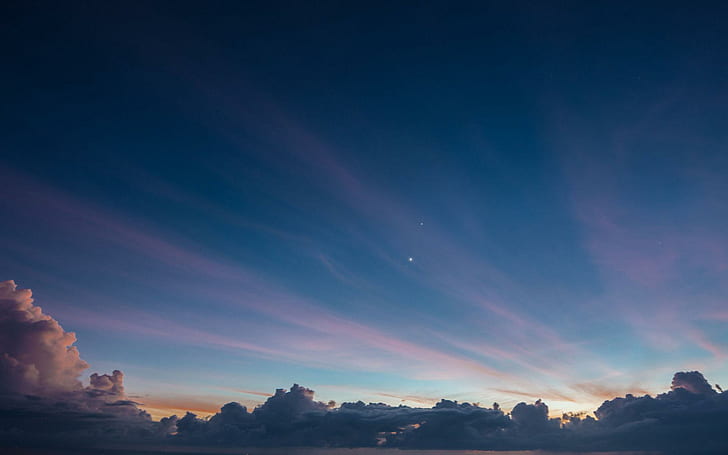 Światło słoneczne za chmurami, chmury cirusowe, fotografia, 1920x1200, chmura, światło słoneczne, Tapety HD
