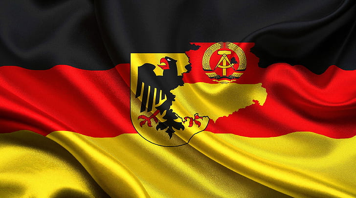 깃발, 국장, 독일, 독일, GDR, HD 배경 화면