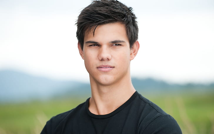 Taylor Lautner muda, aktor, model, selebriti, Wallpaper HD