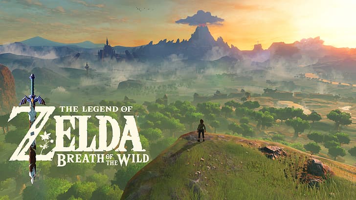 Легендата за Зелда: Дъхът на дивата природа, Легендата за Зелда, Nintendo Switch, HD тапет