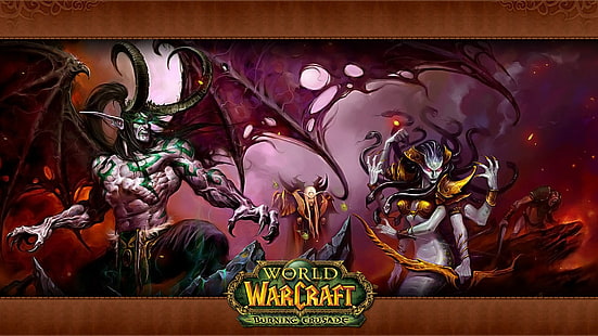 world of warcraft the burning crusade, HD wallpaper HD wallpaper