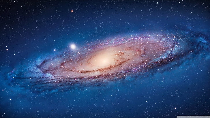 Milky way, space, galaxy, spiral galaxy, HD wallpaper