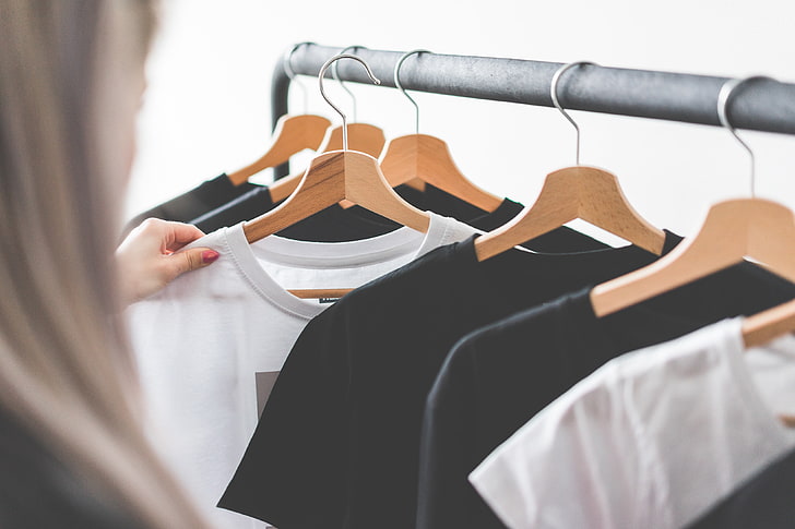 clothing, t-shirt, hanger, HD wallpaper