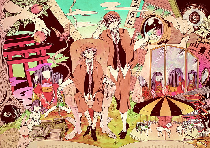 Bungou Stray Dogs, Anime-Jungs, Ranpo Edogawa, HD-Hintergrundbild