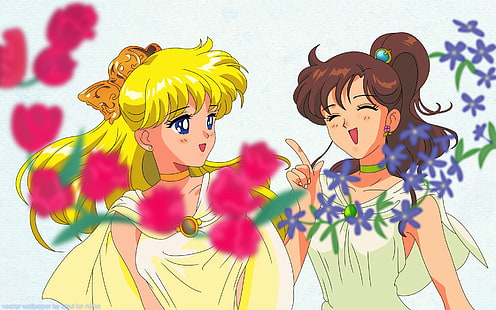 เซเลอร์มูนเซเลอร์วีนัสเซเลอร์จูปิเตอร์ 1920x1200 Anime Sailor Moon HD Art, Sailor Moon, Sailor Venus, วอลล์เปเปอร์ HD HD wallpaper