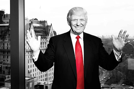 Presidente, EUA, Donald Trump, HD papel de parede HD wallpaper