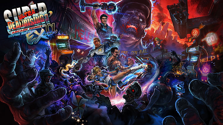 Zombie, fan art, Capcom Vancouver, dead rising 3, Microsoft Studios, HD wallpaper