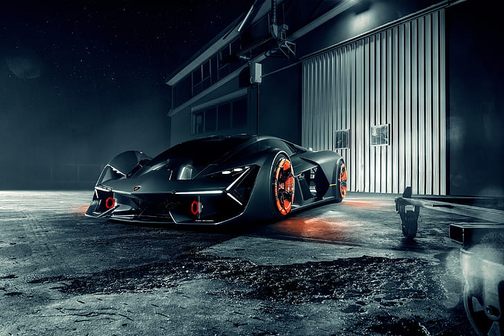 2019, Lamborghini Terzo Millennio, 4K, HD-Hintergrundbild
