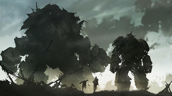 ศิลปะแฟนตาซี Shadow of the Colossus วิดีโอเกม, วอลล์เปเปอร์ HD HD wallpaper