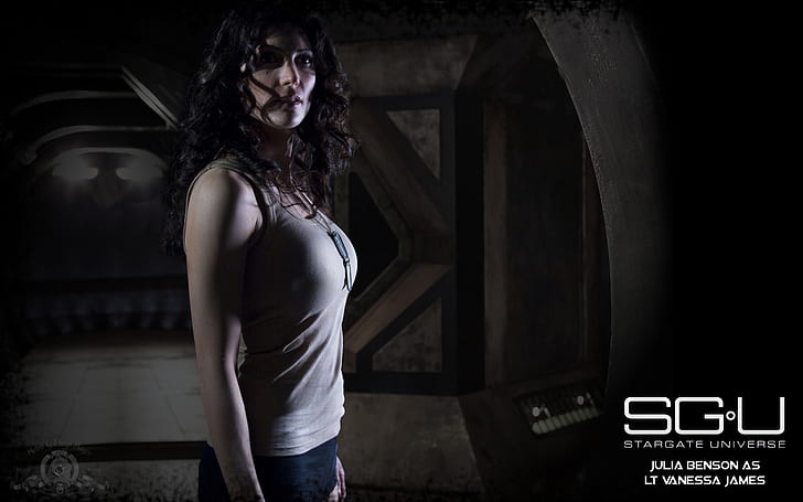 Джулия Бенсон в Stargate Universe, Юлия, Вселенная, Stargate, Benson, HD обои