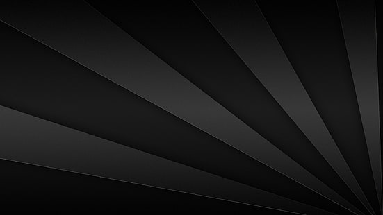 graue und schwarze grafische Tapete, Minimalismus, digitale Kunst, Streifen, HD-Hintergrundbild HD wallpaper