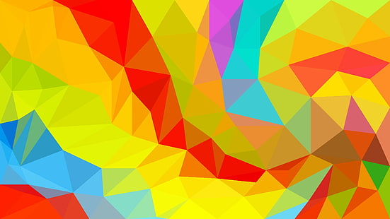 Абстракт, цветни, геометрични, абстрактни, цветни, геометрични, 1920x1080, HD тапет HD wallpaper