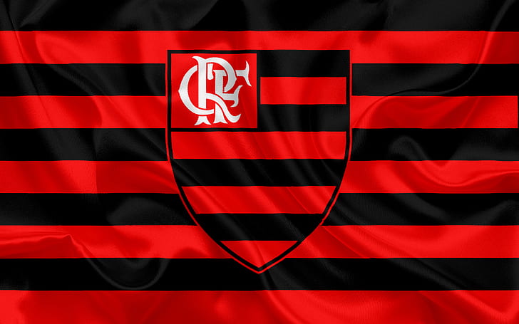 축구, Clube de Regatas do Flamengo, 로고, HD 배경 화면
