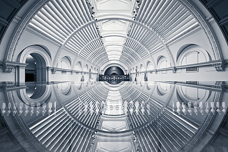 Музей Виктория и Алберт, Лондон, Англия, 4K, Архитектура, Симетрично, HD тапет HD wallpaper
