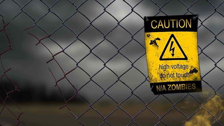 funny, chainlink fence, fence, barrier, obstruction, structure, pattern, sky, HD wallpaper