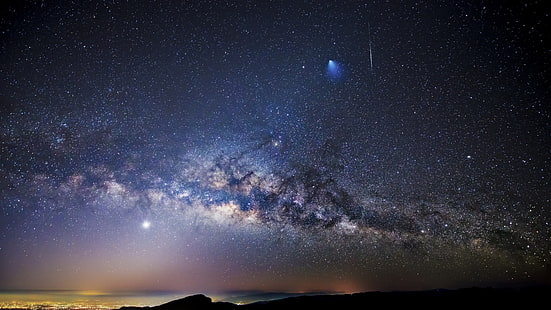 Himmel, Natur, Milchstraße, Nacht, Galaxie, Astrofotografie, Astrofoto, Sterne, Astronomie, Weltraum, HD-Hintergrundbild HD wallpaper