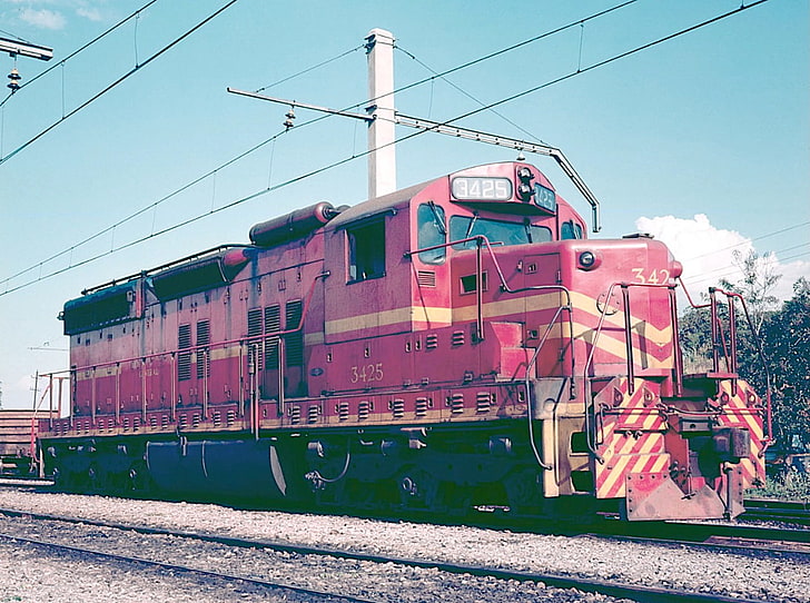 train, R.F.F.S.A, locomotive diesel, locomotive, Fond d'écran HD