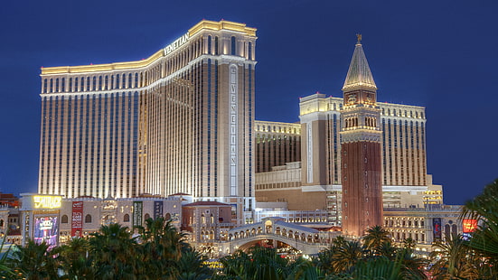 Kasino Venetian Resort Hotel, Dimiliki oleh The Las Vegas Sands Corporation, Nevada, Amerika Utara, Desktophd Wallpaper 3840 × 2160, Wallpaper HD HD wallpaper