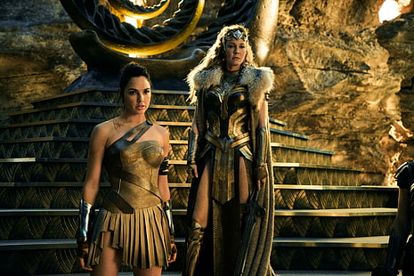 4K, Wonder Woman, Connie Nielsen, Gal Gadot, HD tapet HD wallpaper