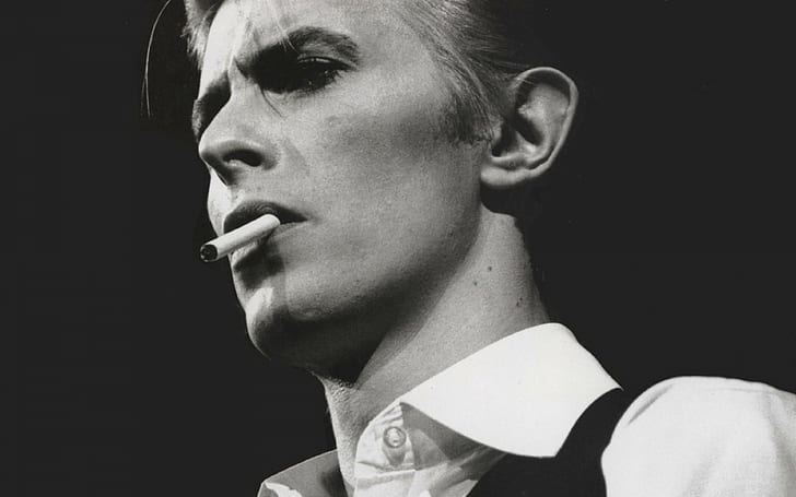 David Bowie, rock sångers bakgrunder, hjältar, ladda ner 3840x2400 David Bowie, HD tapet