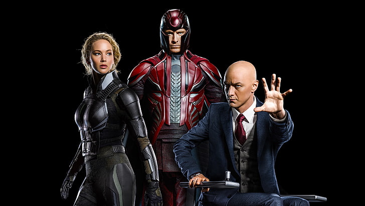 Apocalypse, Professeur Charles Xavier, Mystique, 4K, Magneto, Raven, X-Men, Fond d'écran HD